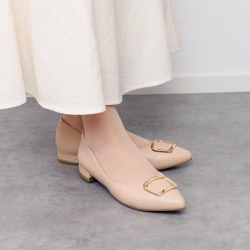 HIMIKO 卑弥呼 バックルデザインローヒールパンプス ヒミコ] パンプス HIMIKO/バックルデザインローヒールパンプス