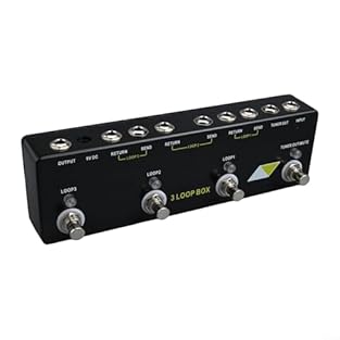 [CUSTOMIZABLE INPUT SOCKET] Design your ideal pedal board with an adaptable input socket that can be placed on the rear or right side for ultimate convenience and accessibility. [ BYPASS LOOP TECHNOLOGY] Preserve the of your with true bypass technolo...