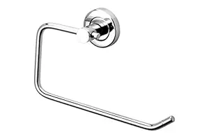 iSTAR Stainless Steel New Half Square Napkin Ring/Towel Ring/Napkin Holder/Towel Hanger(Chrome) - Pack of 1