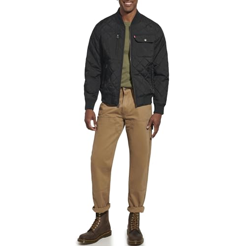 Levi's Mens Men's Diamond Quilted Bomber Jacket4