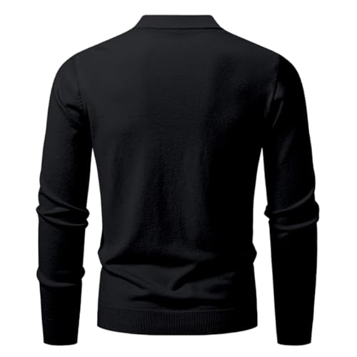 Men's Slim Fit Cardigan Imitation Sweater Long Sleeve Casual V Neck Lightweight Button Down Faux Knitted Sweaters3