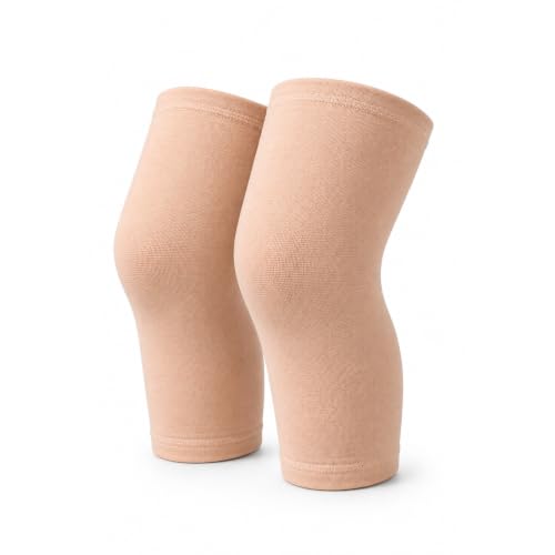 Image of Flamingo Knee Cap for Sports, Gym & Running | Compression Knee Support for Knee Pain Relief & Arthritis | Men & Women | Beige | Size - XXXL