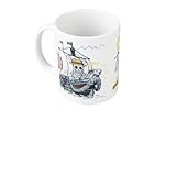 Grupo Erik Taza One Piece Manga Going Merry - Tazas originales para regalar a fans del Anime y Manga | One Piece Merchandising | Taza desayuno 350ml de Cerámica | Apta Lavavajillas y Microondas