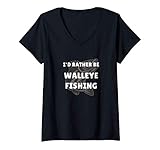 Photo Gallery donna walleye fishing gift walleye funny fisher men walleye maglietta con collo a v Photo Gallery donna walleye fishing gift walleye funny fisher men walleye maglietta con collo a v