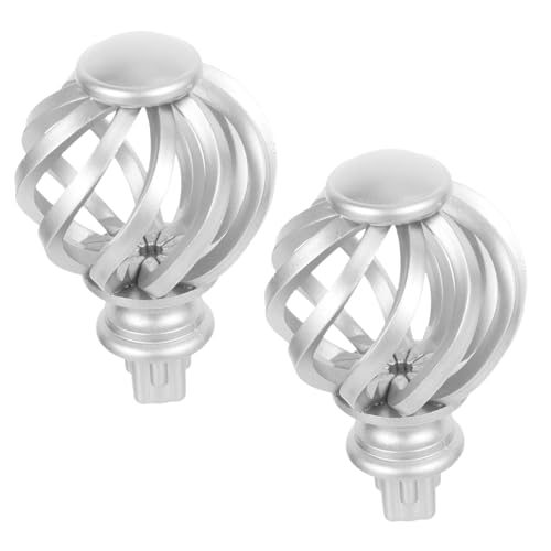 La mejor comparación de Remates , listamos los 10 mejores. 43 Zerodeko 2 Piezas Remates Decorativos para Barra de Cortina Finiales Plateados Resistentes y Fáciles de Instalar Accesorios Elegantes para Sala Comedor y Dormitorio