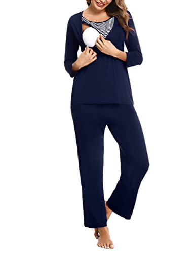 Bresdk Pijama Lactancia Mujer Invierno...