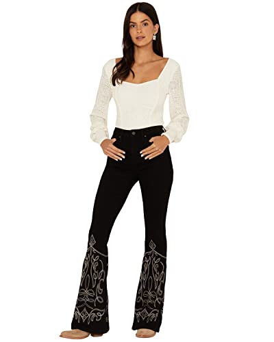 Idyllwind Women's Saddle Drive High Rise Bootcut Jeans - Iwho22j10-Blk