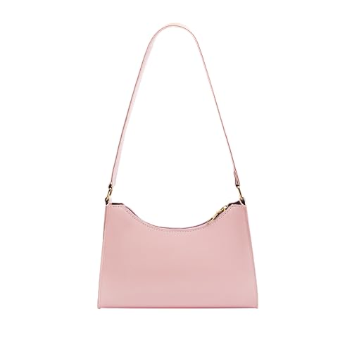 Winona Small Pink Shoulder Purse - Trendy Rectangular Mini Handbag for Women
