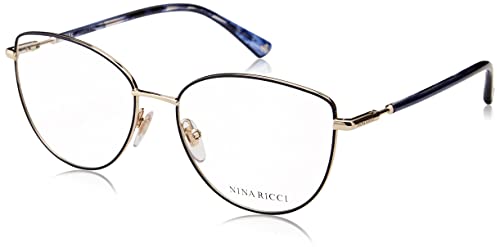 Nina Ricci Vnr294 Gafas, SH.Light Gold W/Col.Parts, 54 para Mujer