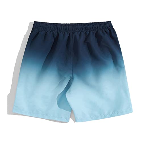 Muscularfit 5 Inch Swim Trunks for Men Drawstring Beach Short Bathing Suits Gradient Color Beach Swimming Trunks with Pockets4