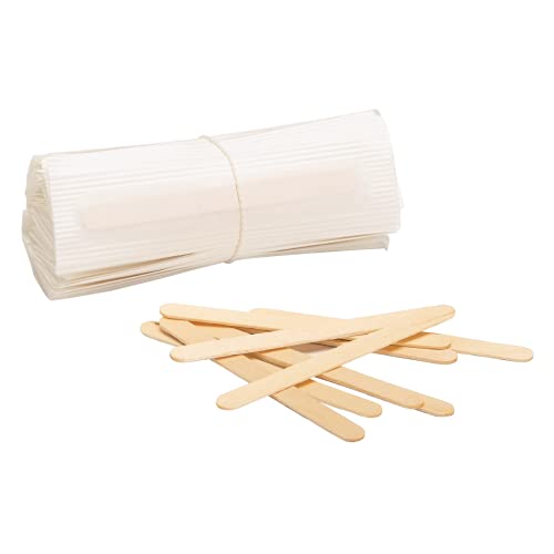 Happyfood Kit 1000 Palette per Caffe in Legno monouso imbustate singolarmente - Bastoncini palettine miscelatori USA e Getta per Girare caffè