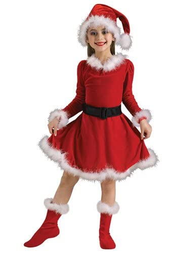 Baby & Sons Girls Miss Santa Claus Fancy Dress Costume for Christmas [ Costume Only no Belt] (Miss Santa Style -2, 2.5-4 Years) (B08P29Z859) Amazon Price History, Amazon Price Tracker