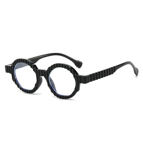 Lunettes de soleil rondes anti-blouissement UV400 style punk pour femme