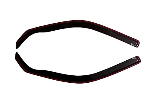 London Auto Style WA Wind-Sun-Rain Deflector Compatible with VW Caddy MK3 and MK4 2004-2020 2 Doors 2 Pieces, Gloss Black - Image 4