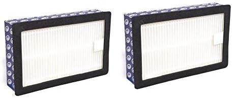 Replacement Part For Proteam Super Half Vac Pleated Exhaust HEPA Filter (2 Filters) # compare to part 107005