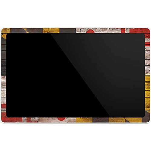 Skinit Tablet Decal Skin Compatible with Samsung Galaxy Tab A7 (2021) Originally Designed Maryland Flag Dark Wood Design