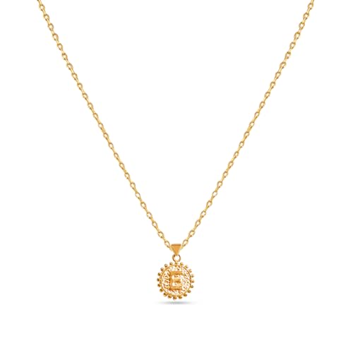 Image of Rubans Demi Fine Stainless Steel Alphabet Pendant CZ Gift for Women & Girls