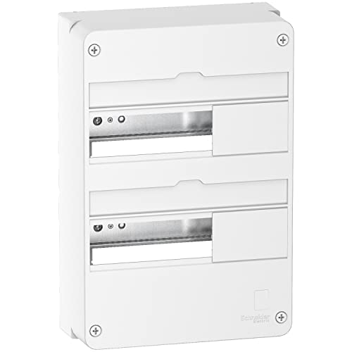 Schneider Electric Coffret de Distribution/Saillie Blanc 2 Rangées 26 modules R9H13402