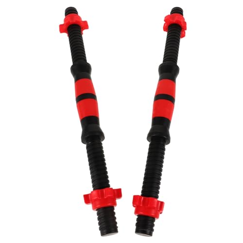 IMIKEYA Set of 4pcs Nuts Dumbbell Bar Dumbbell Handle Spinlock Collar Barbells Accessory for Gym Versatile Strength Training Tool (random)