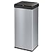 Hailo Big-Box Swing XL Mülleimer | 1 x 52 Liter | selbstschließender Schwingdeckel | Stahlblech | Müllbeutel-Klemmrahmen | Mülleimer Küche rechteckig | Abfalleimer made in Germany | silber