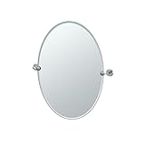 Gatco 4249 Latitude II Oval Mirror, Chrome