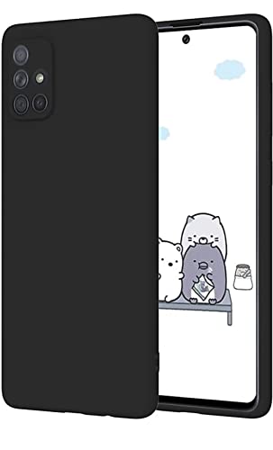 Image of Mobile Back Cover Case for Samsung Galaxy M31s (Silicone Case|CameraProtection|Black SC1510)