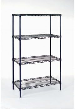 Nexel Industries 21726C 21 x 72 x 63 in. Plate Starter Shelf Unit, Chrome