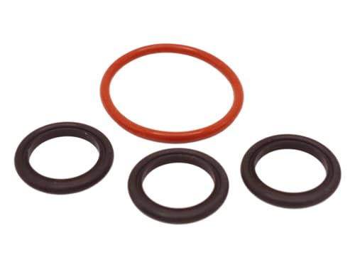 Image of Block Gasket Seal Kit Case half Oring 10991AA001 X 3 Case half Oring 806932030 X 1 Compatible with Subaru Engine mpreza Turbo EJ20 EJ25 STi WRX