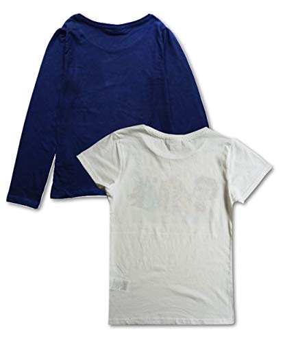 Image of TuddyBuddy 100% Cotton Full Sleeves Half Sleeves Baby Girl's Top Cum T-Shirt for Summer