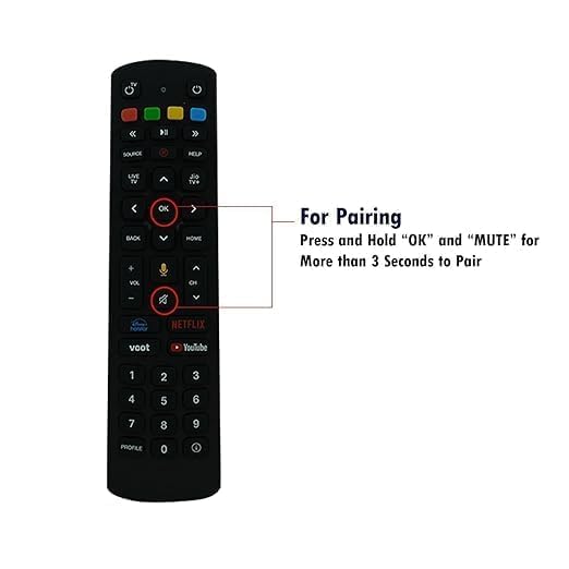 Image of BLACKSHEEP Compatible Jio Fiber Set-Top Box Wireless Smart Remote with Voice Remote Control Jio tv Remote Controller