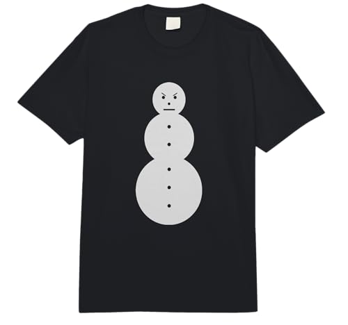Funny Angry Snowman - The Jeezy Snowman Comfort Colors Adult Heavyweight T-shirt
