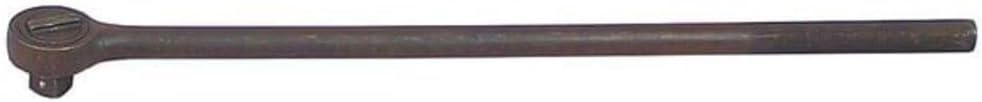 1 Drive Railroad Track Ratchet Long Black Knurled Grip 42