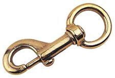 Baron 3/4" Polished Solid Bronze Swivel Eye Bolt Snaps: 1, 2, 5, 6, 12, 20, 25 pcs (5)