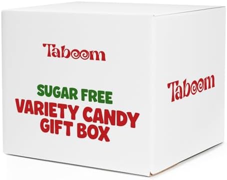 Taboom Sugar Free Assorted Chocolate Candy Bag - 2 Lb Individually Packaged Sugar Free Chocolate Bars Variety for Snacks and Treats - Approx. 100 Chocolates