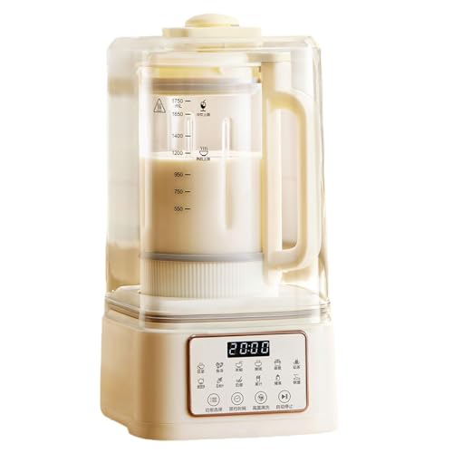 Máquina automática de leche de nueces, para leche casera a base de plantas con función de mantener caliente, autolimpieza y hervir