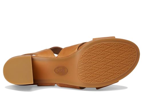 Sofft Women's Lizzie Heeled Sandal, Luggage, 83