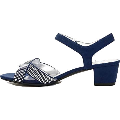 David Tate Womens Rain Faux Suede Square Toe Dress Sandals3