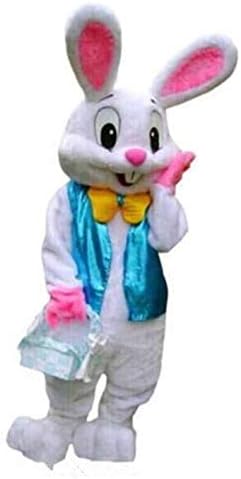 Amazon.com: NINI Plush Easter Bunny Adult Costume Rabbit Halloween ...