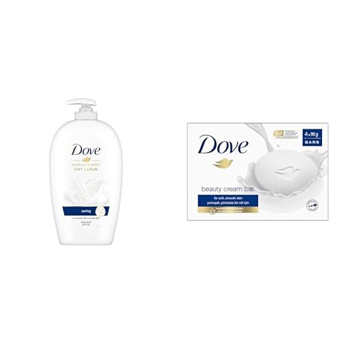 Dove Seti | Nemlendirici Caring 450 ml x1 + Beauty Cream Bar Original 4x90 g x1