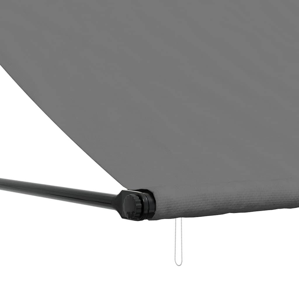 vidaXL Auvent rétractable Anthracite 200x150 m Tissu et Acier