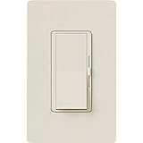 Lutron DVWCL-153PH-LA Diva Single-Pole/3-Way, dimmable CFL/LED Dimmer, Light Almond