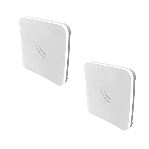 Mikrotik SXTsq Lite5 5GHz wireless device 16dBi integrated antenna 802.11a/n point to point (RBSXTsq5nD) 2-UNITS PRE-CONFIGURED