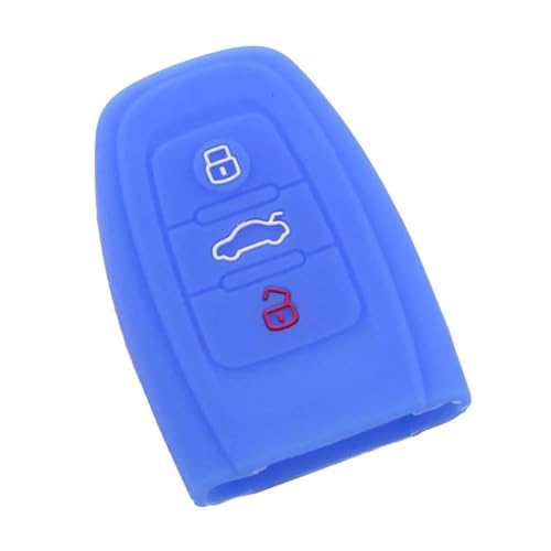 Coque de clé pour Audi A4 A5 A6 Q5 Q7 étui de protection pour clé télécommande de voiture noir