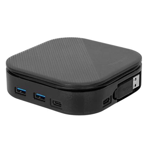 Targus USB-C Universal Dual HD Docking Station with 80W PD Pass-Thru, Black