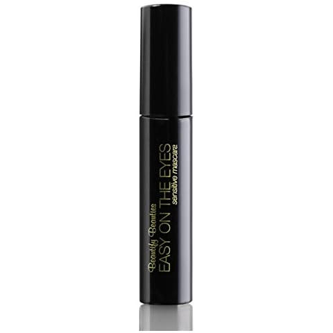 EASY ON THE EYES Sensitive Eye Mascara By Beautify Beauties - Hypoallergenic Mascara For Contact Lens Wearers – Non-irritating, Fragrance-free Mascara For Natural Looking Lashes- 0.35 oz (Navy) Cover