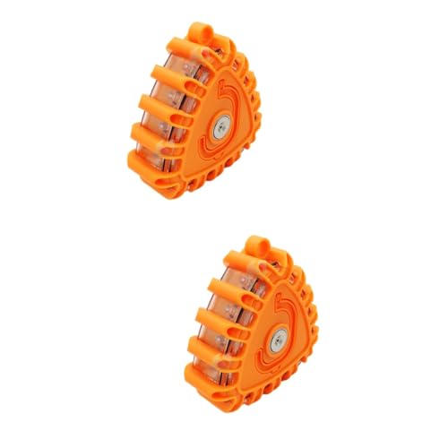 Lumière de sécurité routière led orange rotative pour panne nocturne