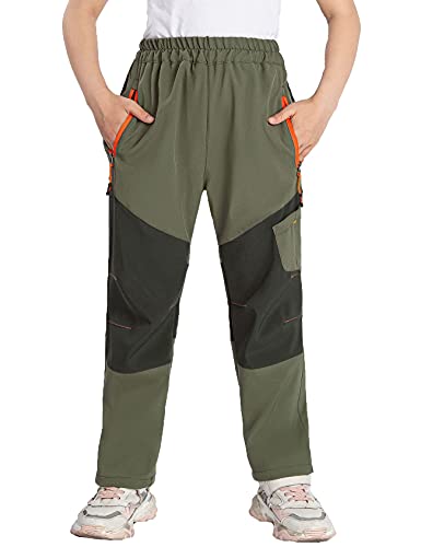 Kids Softshell Quick Dry Trousers Boys Girls Outdoor Hiking Pants Spring Summer Walking Trousers2