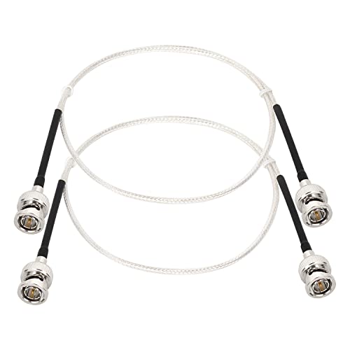Image of XRDS -RF 2PCS 3G /6G SDI Cable 2FT, HD-SDI BNC Male 75 Ohm RG179 Jumper Cables for BMCC Video Camera