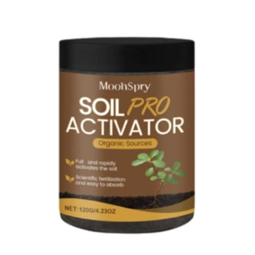 Soil Activated,Premium Organic Soil Activator and Plant Fertilizer for Raised Garden Beds, Potting Mix&Seedling Compost, Dirt Health Booster,Prevent Compaction
