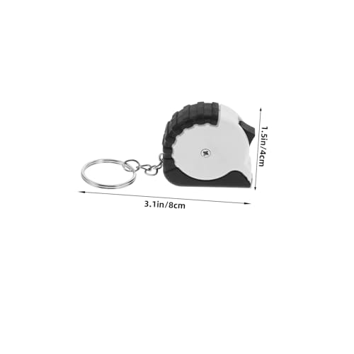 Cinta métrica mini portátil OSALADI con llavero 10 piezas miniatura 2